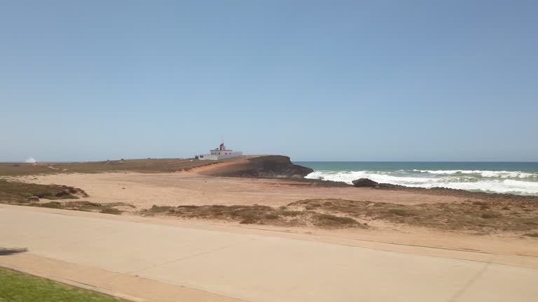 Morocco Rabat, ocean boulevard, the highway from Rabat to Casablanca,  seafront, beaches of rabat, people doing sports and having fun