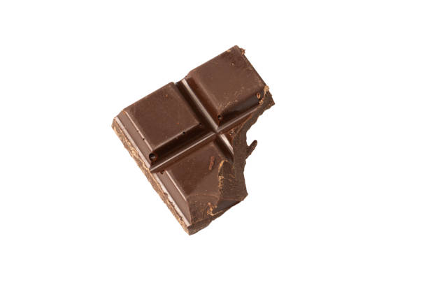 istock A chocolate bar isolated on white background. 1496924786