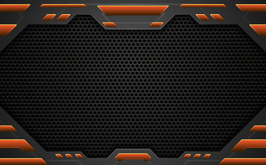Gui Banner Abstract Black And Bronze Game Gui Banner Background Template Stock ...