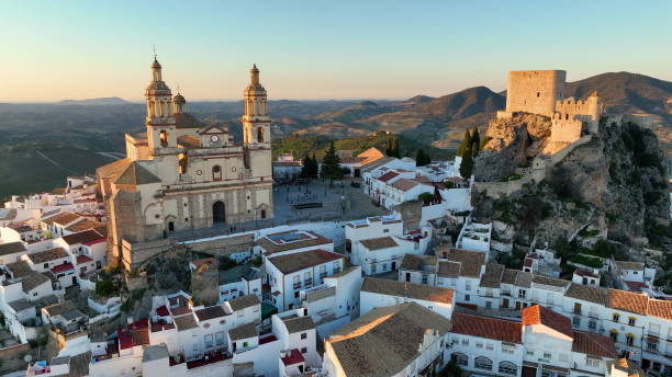 istock Castillo de Olvera Towering On White Village In Olvera, Province of Cadiz, Spain 1496930173