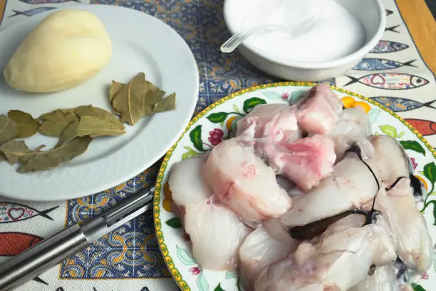 Ingredients for the preparation of a monkfish