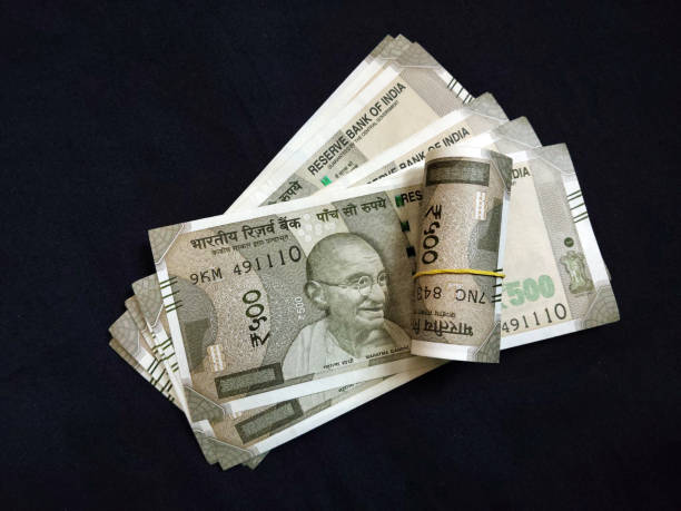 istock New 500 rupees Indian currency note close up on black background 1496936959