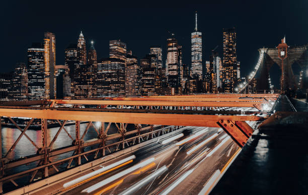 istock New York City skyline from the Brooklyn Bridge 1496943353