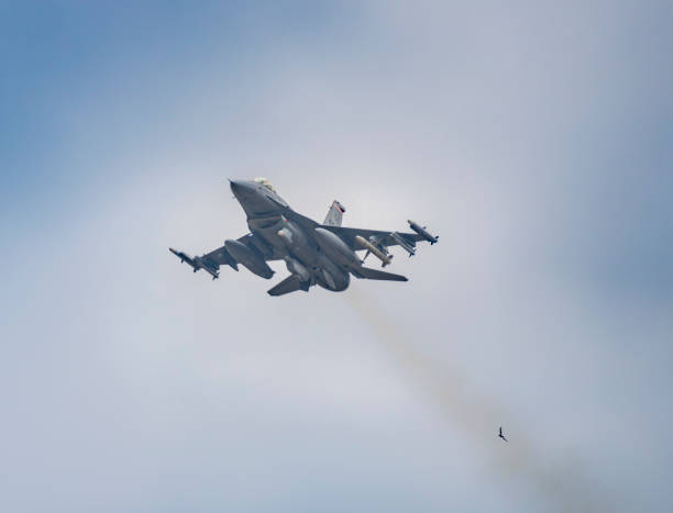 istock F-16 Fighting Falcon fighter jet by lockheed martin 1496943573