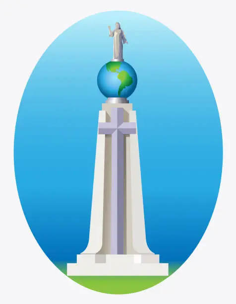 Vector illustration of Monument