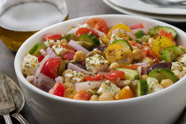 fotografii de stoc, fotografii și imagini scutite de redevențe cu salată grecească - feta