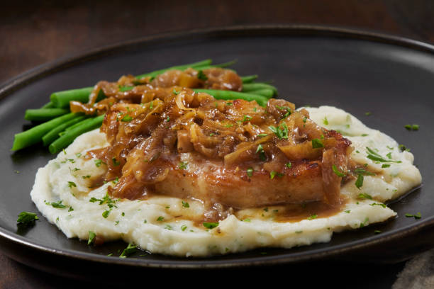istock French Onion Boneless Pork Chop 1496945910