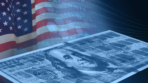 istock High tech. Made in USA. 3d illustration 1496949951