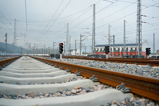 Railway traffic lights not yet in use