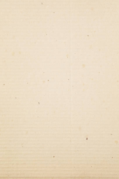 istock Vertical brown kraft carton box paper background with grainy texture 1496953897