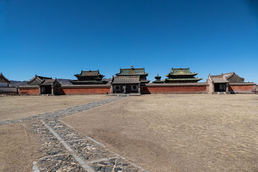 Erdene Zuu Monastery, is probably the earliest surviving Buddhist monastery in Mongolia located on Kharkhorin City, Central Mongolia