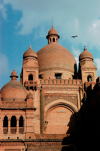 Pakistan, Lahore - March 27, 2005: Lahore Museum architectural detail