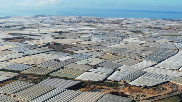 Greenhouses of Andalusia in Southern Spain