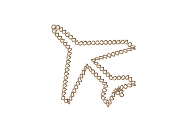 Rope Airplane Symbol on white background