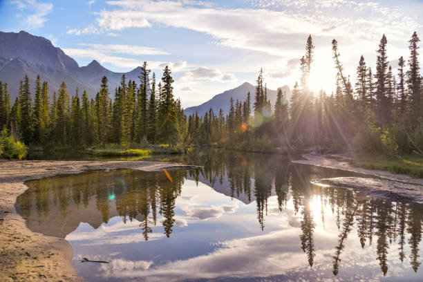 istock Scenic landscape area in Canmore, Banff National Park area 1496984591