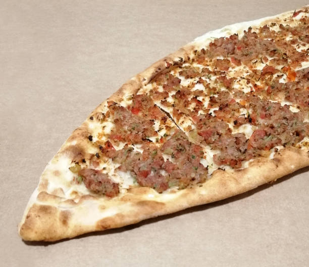 istock Traditional Turkish cuisine Minced Meat Pide 1496985150