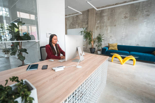 istock Busy Asian Businesswoman Working With Modern Technology 1496985845