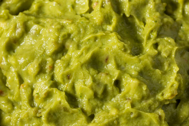 istock Organic Homemade Avocado Guacamole Dip 1496989625