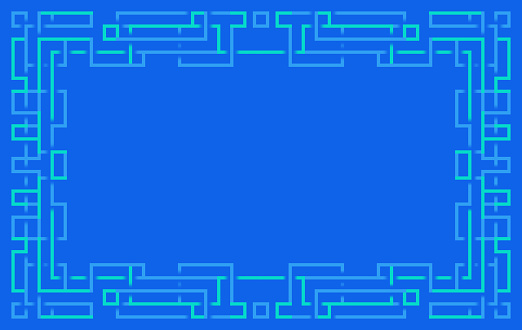 Overlapping Frame Overlapping Lines Modern Geometric Frame Stock Illustration - Download ...