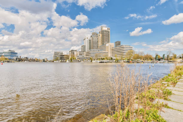 istock a view of a river with buildings in the background 1496993711