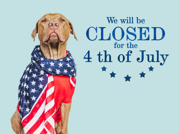 istock Signboard We will be closed for the 4th of July 1496995231