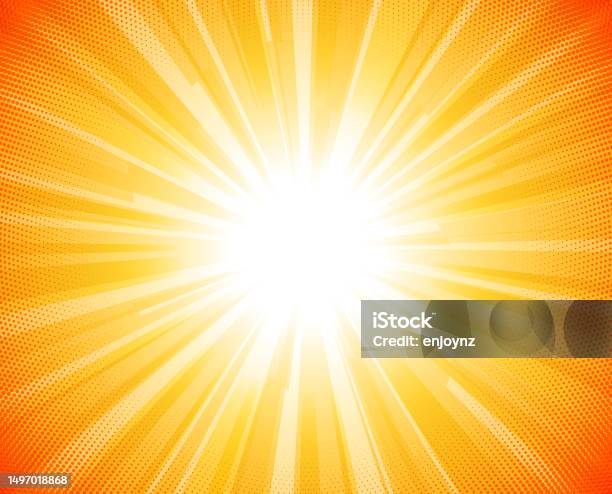 Yellow Vector Explode Yellow Comic Book Blast Vector Explosion Stock Illustration - Download ...