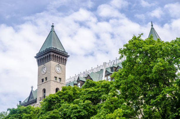 istock Tower of Quebec city hall 1497028974
