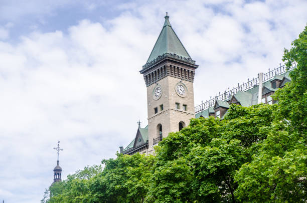istock Tower of Quebec city hall 1497028999