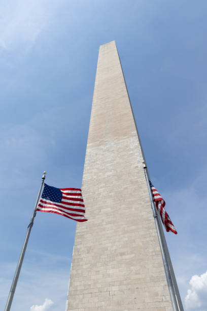 istock American flags surrounding the Washington Monument 1497031512