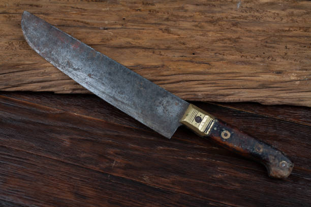 istock Retro vintage hunting knife 1497042970