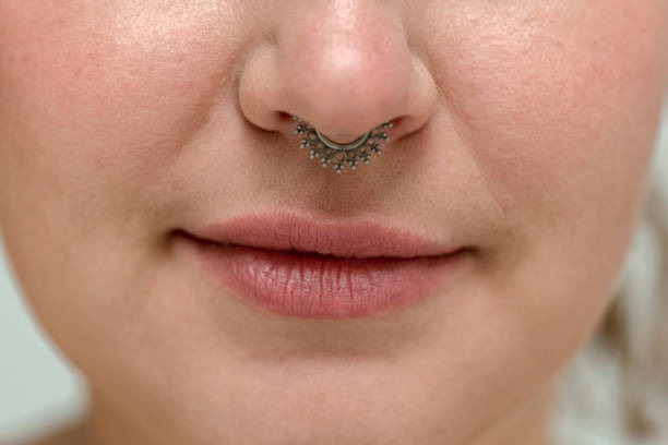 istock Close up female face with out make up 1497043885
