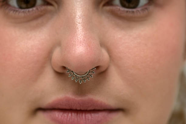 istock Close up female face with out make up 1497043914