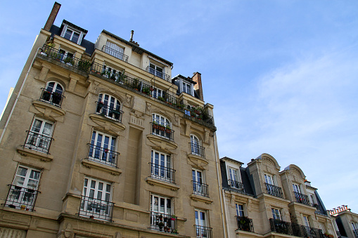 Besançon city with its historic buildings captured during summer season.