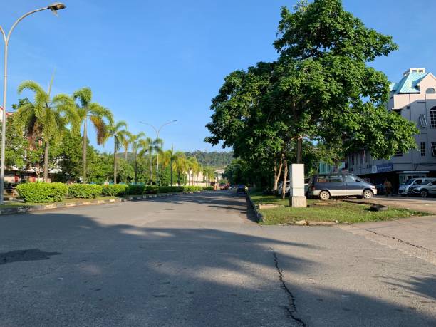 istock Empty streets early in the morning. 1497076687