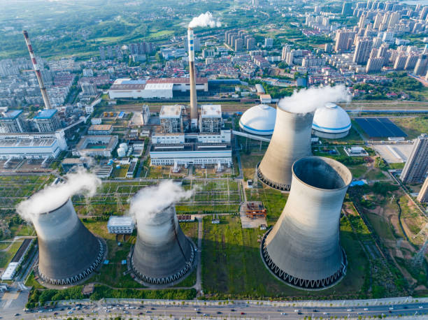 istock Thermal power plant, nuclear power plant Dukovany cooling tower 1497081697