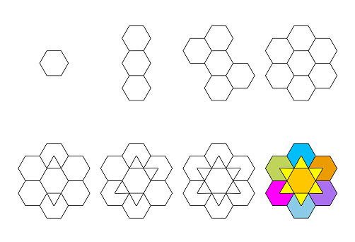 Easy Pattern Design Tutorial Worksheet Easy Guide To Drawing Pattern Simple Step By Step Drawing ...