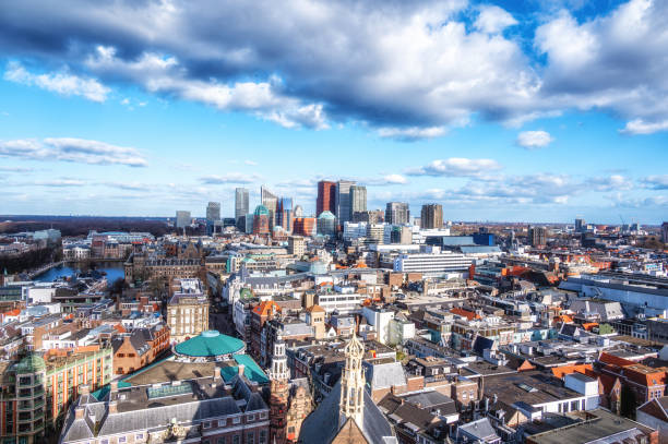 istock The Hague, Netherlands city centre skyline 1497093980
