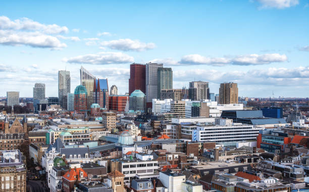 istock The Hague, Netherlands city centre skyline 1497094014