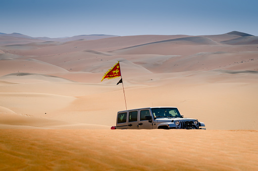 Nice shot of dunes at the Sahara desert