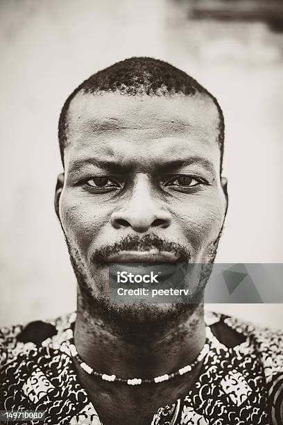 Photo libre de droit de Homme Africain Portrait banque d'images et plus d'images libres de droit de Nigeria - Nigeria, Seulement des hommes, Adulte