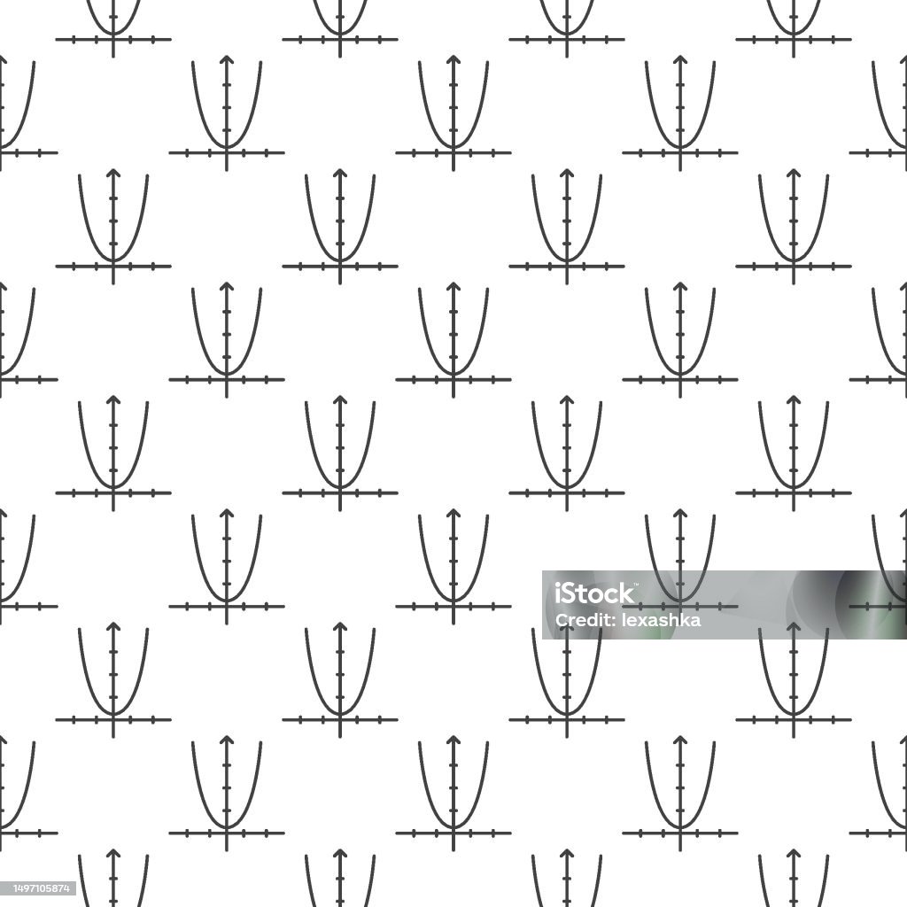 Mathmatical Patterns Graphs Mathematics Function Graph Vector Concept Linear Seamless Pattern Stock ...