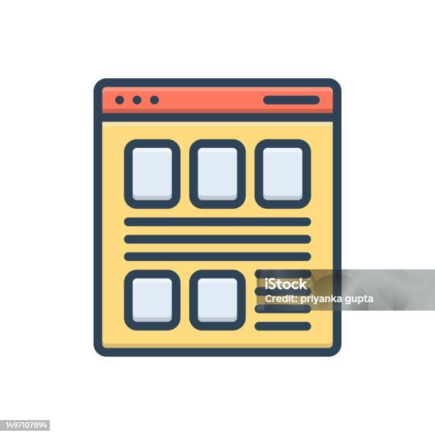 Interface Article Stock Illustration - Download Image Now - Applying ...