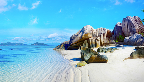 Seychelles is the most beautiful tropical islands of the world's in the Indian Ocean