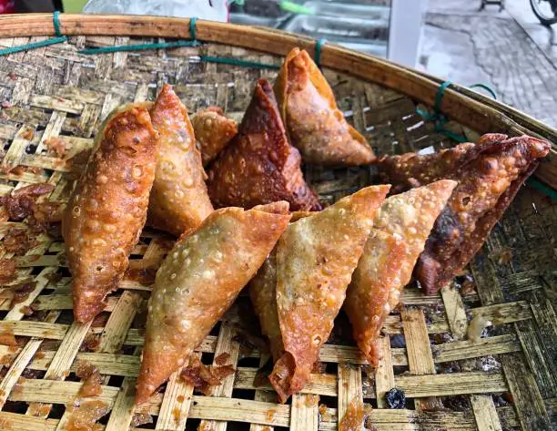 Photo of Samosa, Myanmar favorite street food.