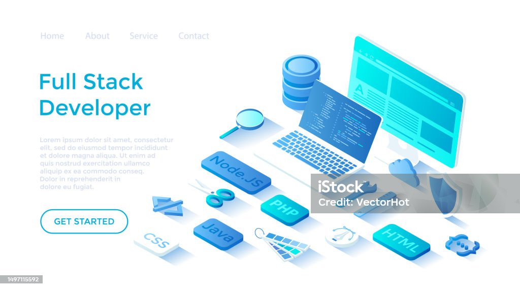 Full Stack Developer Programmer Who Can Work With Software And Hardware ...