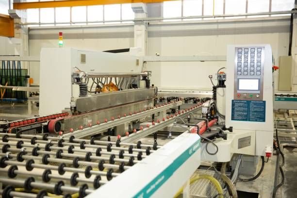 istock View of a robotic machine in a factory 1497117352