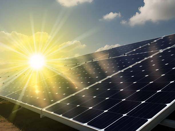 istock Photovoltaic system and energy from the sun 1497117575