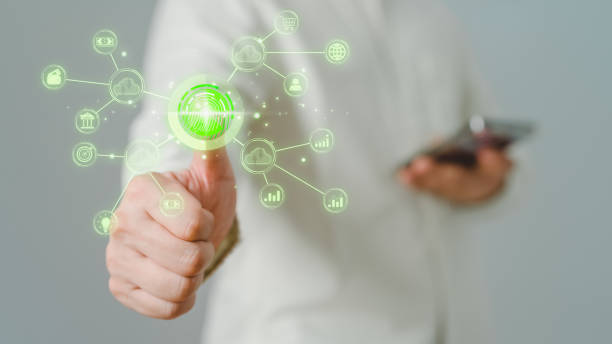 istock New technology big data and business process strategy, automate operation, customer service management, cloud computing, smart industry. Digital transformation change management, internet of things. 1497120817