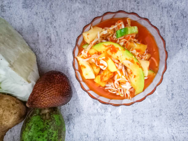 istock Pickled Vegetables in a glass bowl 1497127128