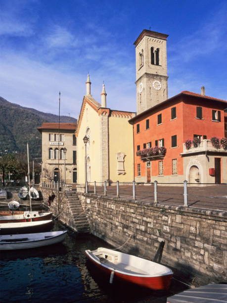Torno, Lake Como, Italy stock photo